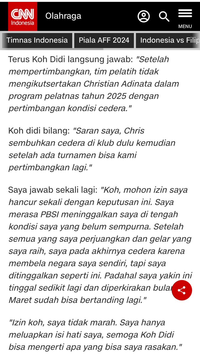 ainurohman's tweet photo. Sudah pernah menyumbangkan emas bg Indonesia, punya potensi besar, punya ambisi tinggi jd pemain top dunia, tapi justru dicampakkan ketika di ambang kesembuhan. 

Taufik Hidayat yg paling bertanggung jawab soal ini harusnya punya hati, harusnya bisa beri kesempatan.

Harusnya.. https://t.co/9uJnDiz5cS