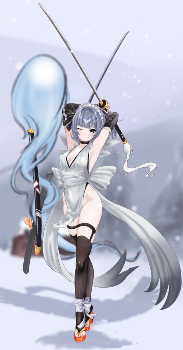 Skebでリクエストいただきました
サムスピのいろはコス、そして青鬼リベンジの妖夢

なかなか普段描かない表情を描きました
うちの妖夢ちゃんは基本責められっぱなしなので・・・😅 
リクエストありがとうございました! 