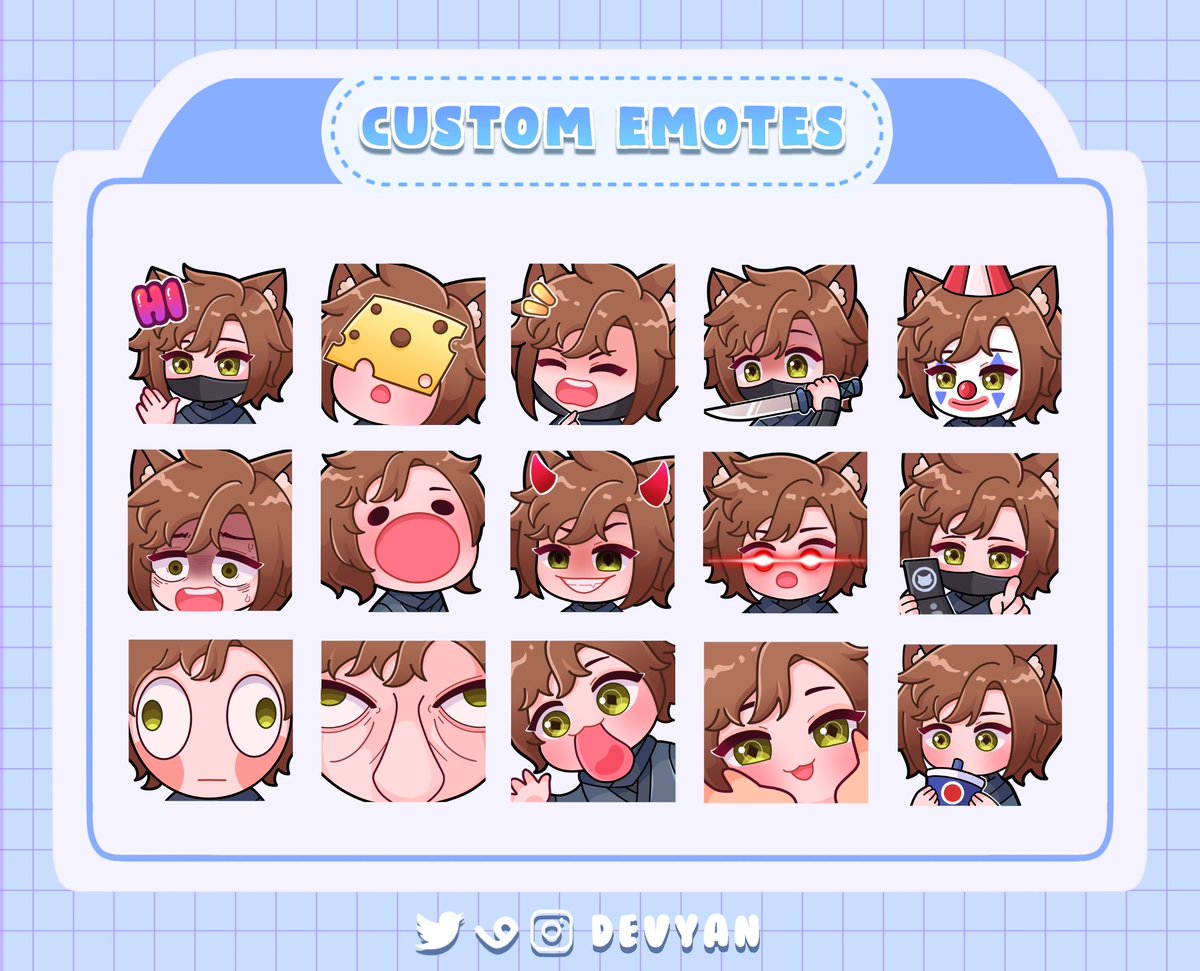 devyaann__'s tweet photo. New emotes for @SotoCatte (⁠≧⁠▽⁠≦⁠)
.
.
.
#VGenComms #Vgen #emotes https://t.co/pE6bwltshE
