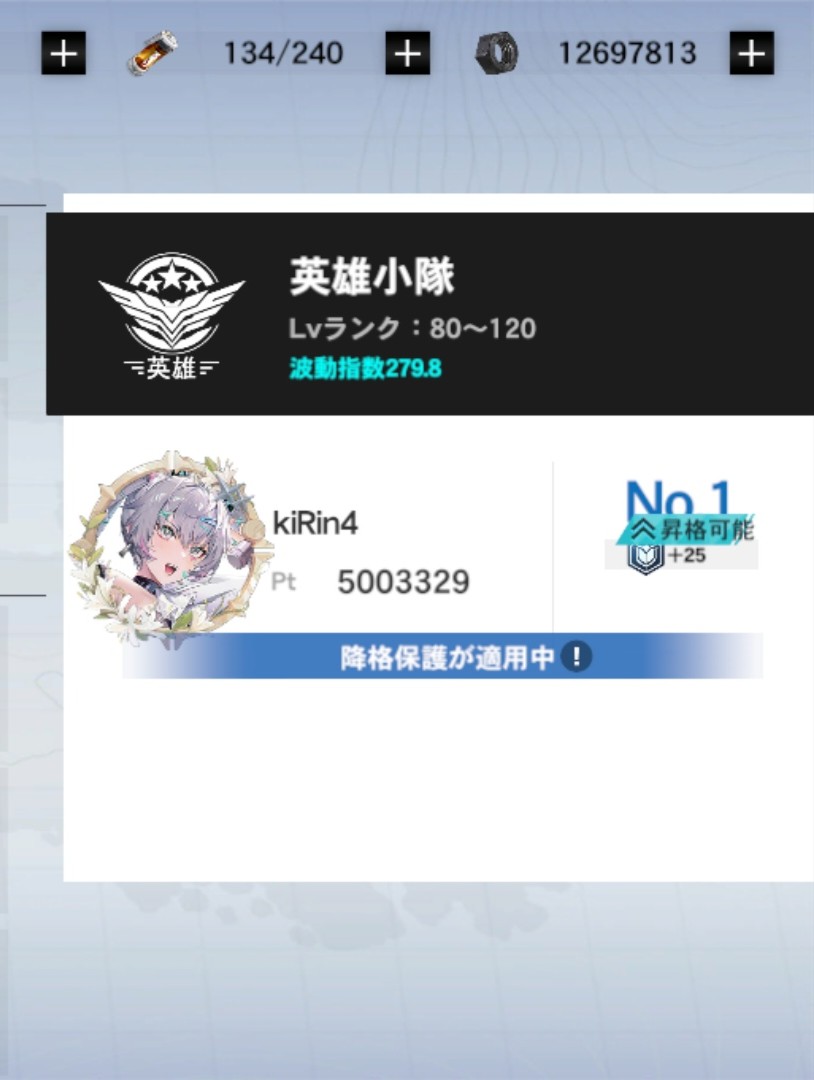 kiRin4_pg's tweet photo. 今週も乙カレニーナァ！！！！！
戦区前半、後半、お幻痛となっております。
レジェンド帯きついね！！！！！！ https://t.co/RifzDJ5w2d