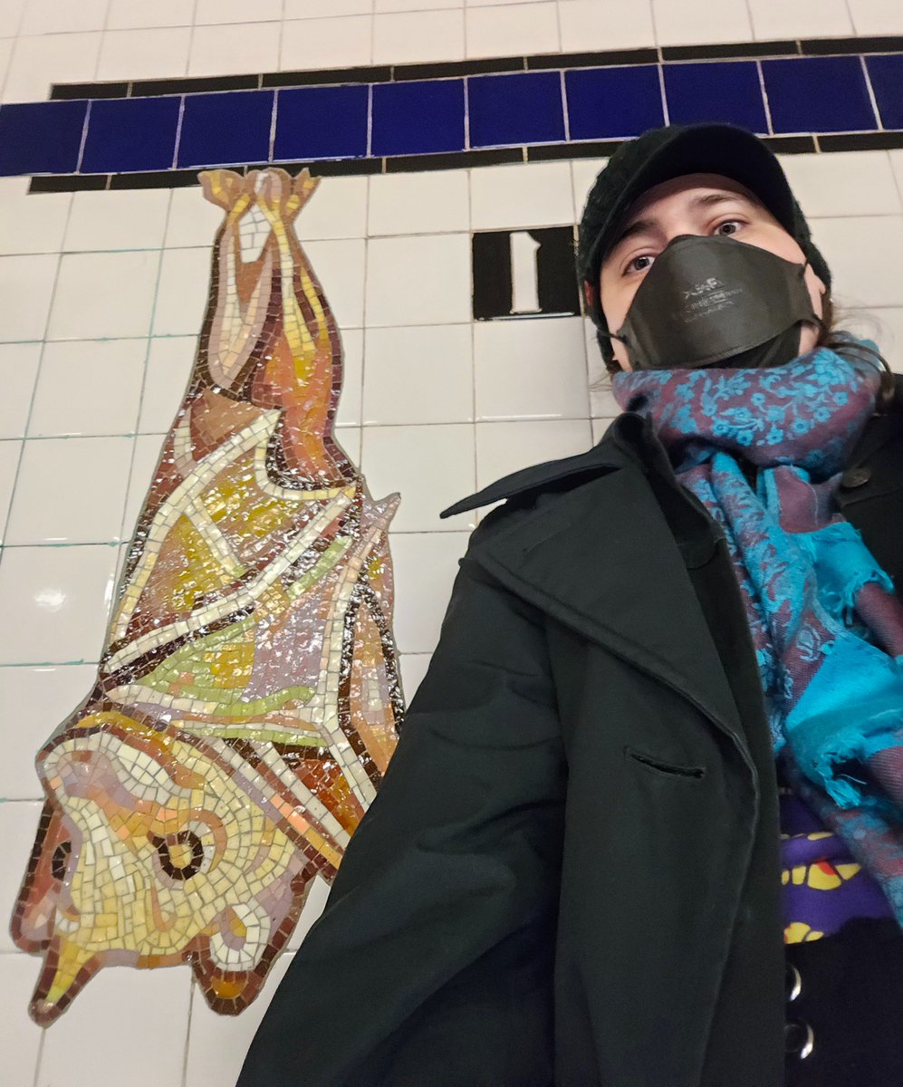 waiting for the train to inwood