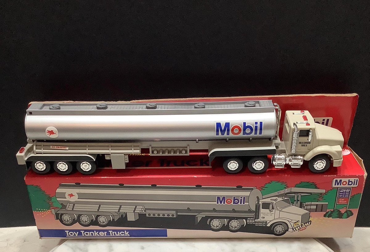 1993 Vintage Limited Edition Collectors Series Mobil Toy Tanker Truck, #etsyvintage #etsyvintageshop #mobil #truck #collectibletoys #smallbusiness bmktreasures.etsy.com/listing/183310…