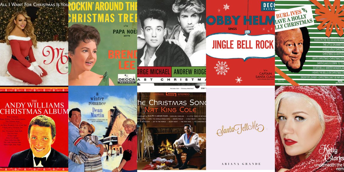 For the first time in the Billboard Hot 100 chart's history, holiday tracks are challenging to occupy the entire top 10 (up to top 12).

#1. <a href="/MariahCarey/">Mariah Carey</a> "All I Want For Christmas Is You"
#2. #BrendaLee "Rockin' Around The Christmas Tree"
#3. #Wham "Last Christmas"
#4.