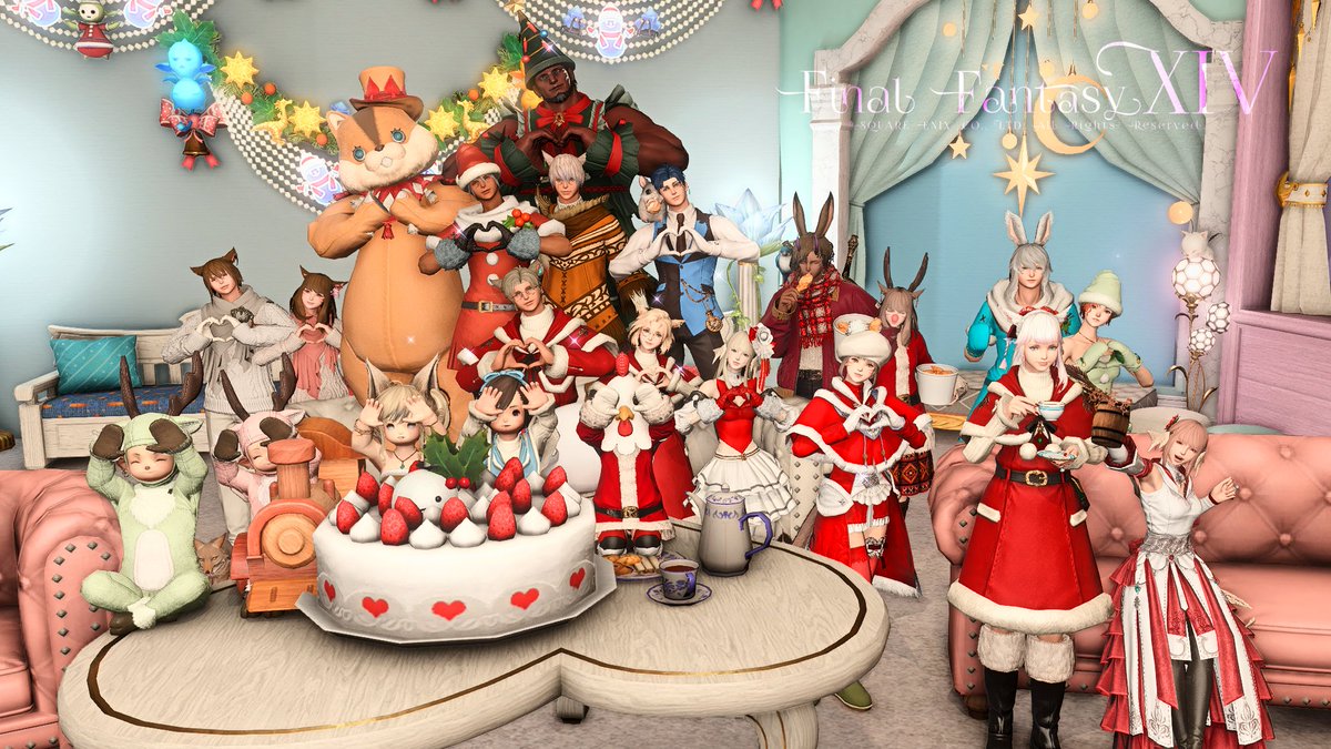 rinrinMMay's tweet photo. 本日CWLSの✩.˚ダイス📷大会✩.˚に参加🎲
クリスマスミラプリで集合して楽しかった~♪
豪華景品がホント豪華でビックリ❣
ミコちゃんありがとう~🐱
アスさんも楽しませてくれてありがと♪
#PairRing #FF14 https://t.co/EOEUwAoaef