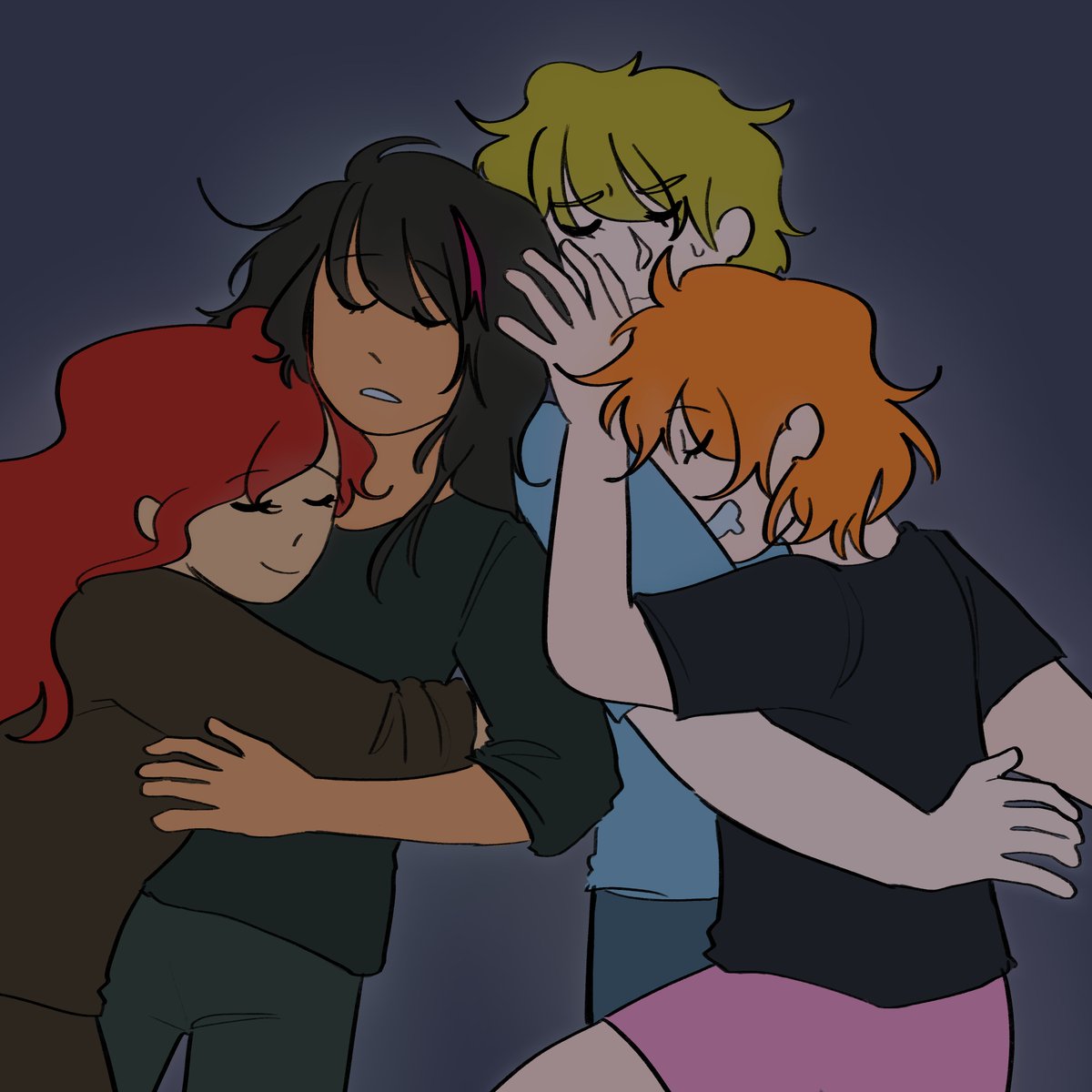 #jnprweek2024 JNPR WEEK 2024
DAY 1 : Found Family 
#RWBY #RWBYfanart #JNPR #RWBYxVIZ