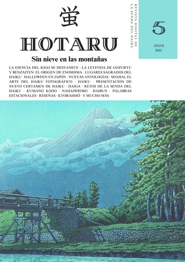 HaikaiZen's tweet photo. Com grande alegria, anuncio mais uma edição de Hotaru, da qual tenho a honra de ser um dos redatores. A revista do projeto espanhol La senda del haiku, chega agora a sua quinta edição, recheada de conteúdo para os amantes do haikai e da cultura nipônica.

https://t.co/Vq6vw0wXIp https://t.co/hYtJgAUcE4