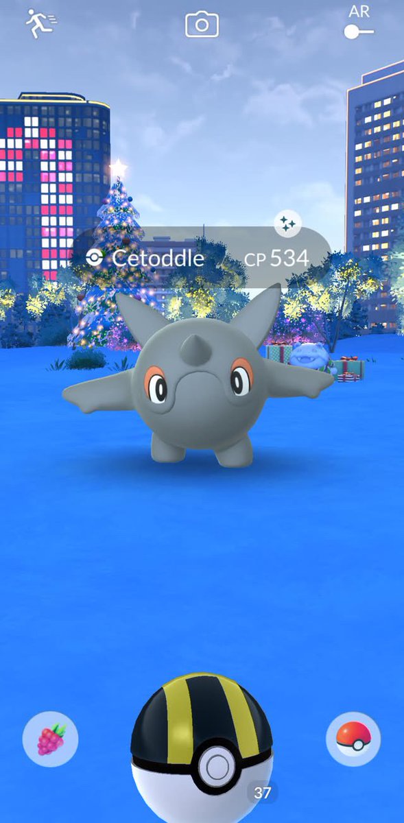 Retweet this for Shiny Cetoddle Luck! 🍀 #PokemonGO