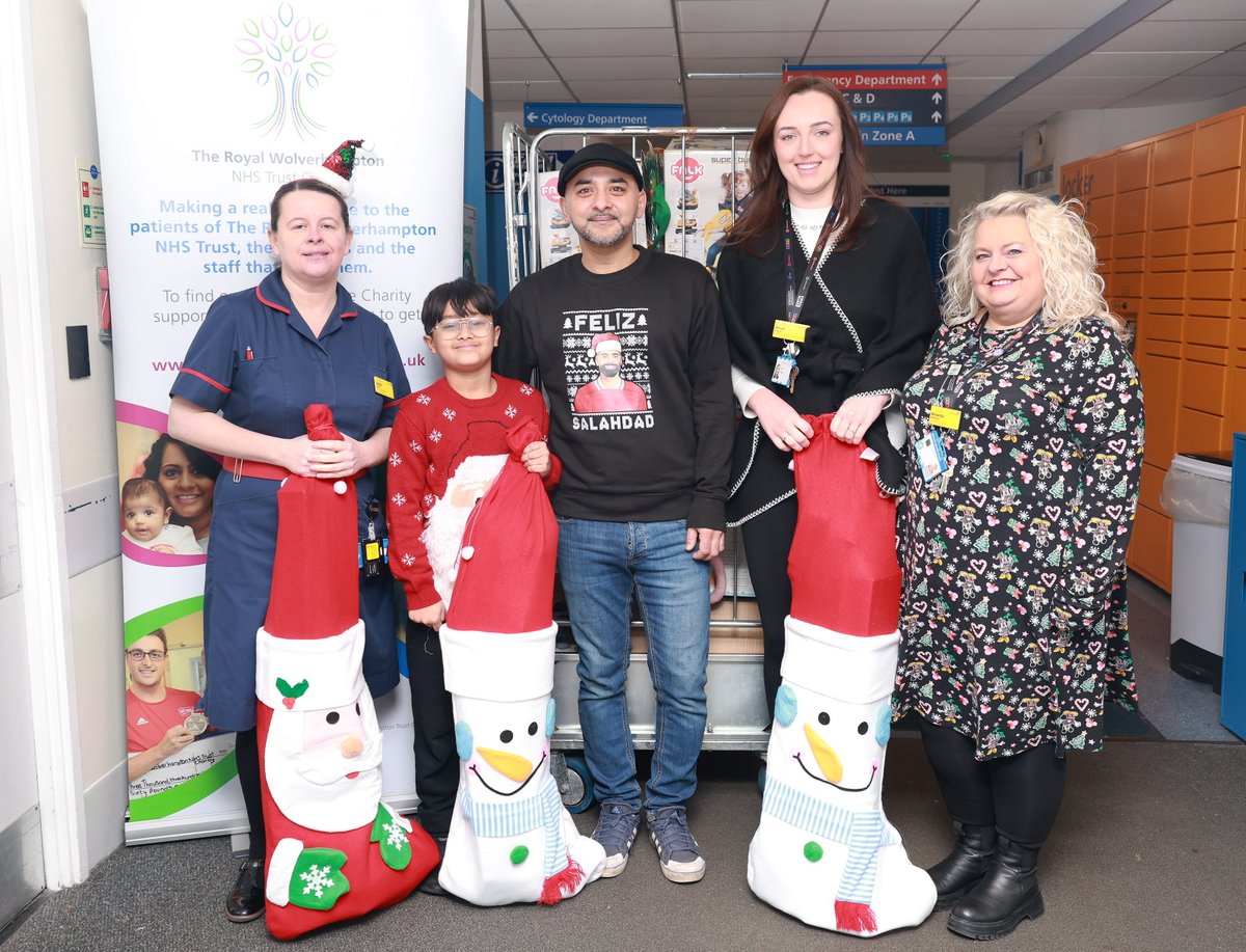 The Royal Wolverhampton NHS Trust Charity (@therwtcharity) on Twitter photo A huge thank you to <a href="/HitDhol/">Hit the Dhol</a> for supporting us <a href="/RWT_NHS/">The Royal Wolverhampton NHS Trust π₯</a> again this year. They have dedicated their toy campaign to support our community of youngest patients.
We wish you a Merry Christmas and Happy New Year! π₯°π A huge thank you to <a href="/HitDhol/">Hit the Dhol</a> for supporting us <a href="/RWT_NHS/">The Royal Wolverhampton NHS Trust π₯</a> again this year. They have dedicated their toy campaign to support our community of youngest patients.
We wish you a Merry Christmas and Happy New Year! π₯°π