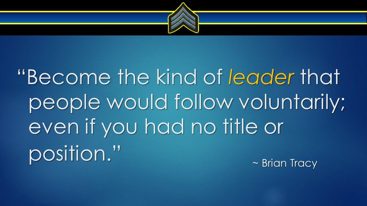 TBLL LEADERSHIP QUOTE: