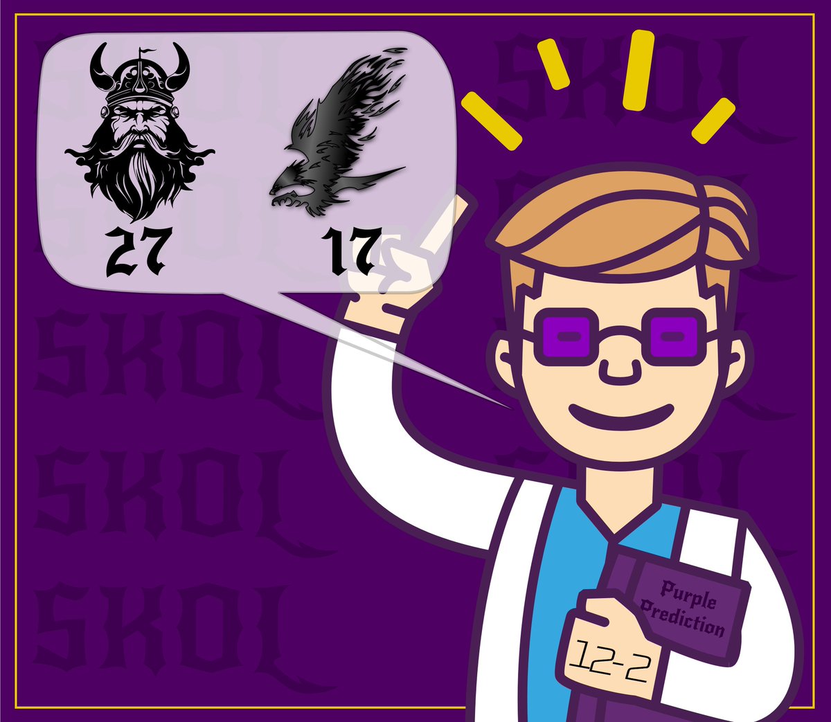 ThePurpleBizon's tweet image. (9/) Whichever is more successful will determine the outcome.

#PurplePrediction #WhatWeLearned👨‍🏫 #PurpleTsunami #Vikings #SKOL #NFL #NFLPicks