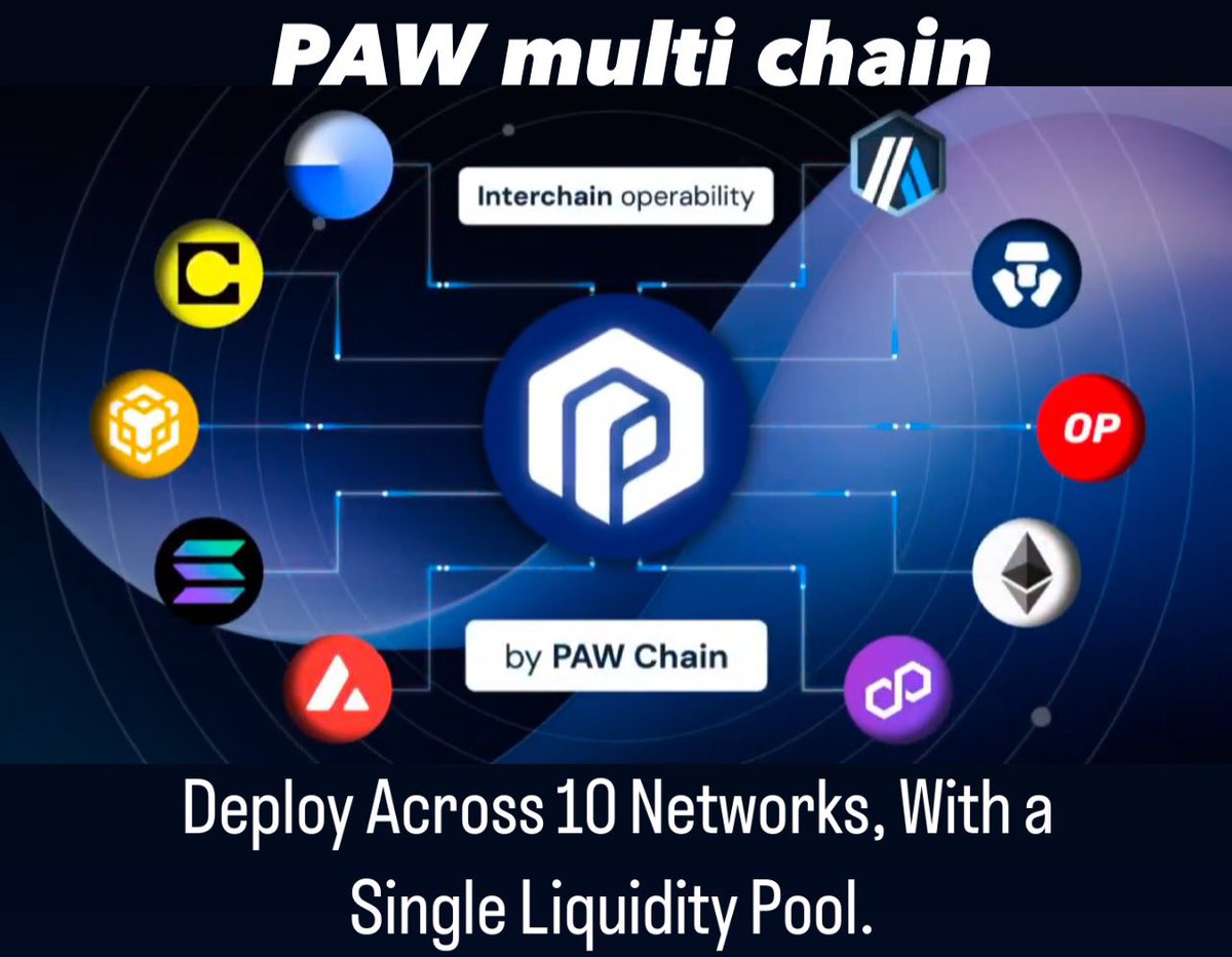 victoresakex's tweet image. Multi-Chain is the future!! @PawChain is already here!!!!