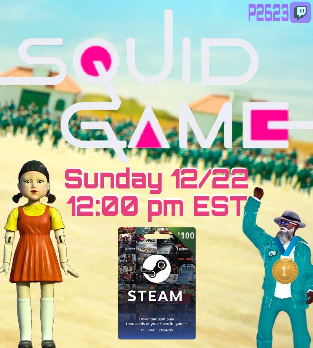 TTVP2623's tweet photo. TODAY

                          ○△□

SQUIDGAMES
SERVER: Rust Empires 1  DIRECT CONNECT: https://t.co/CYdFP2uoTQ be there be square be naked, squid games sunday noon est... 100$ steam card prize #Giveaway #Competition #Rust #P2623 #twitch #GamingCommunity
ttv P2623 https://t.co/Uo6YnGex3s