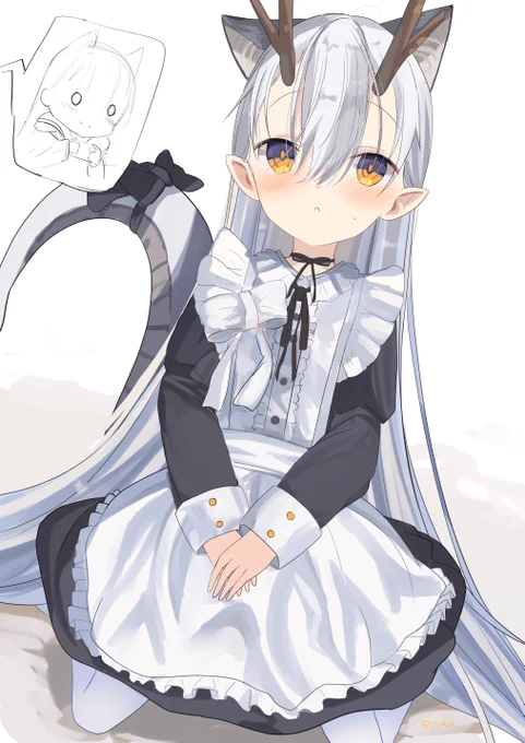 ドラゴンといえばメイドという良く分からない理屈で押し切られる龍娘ちゃん 