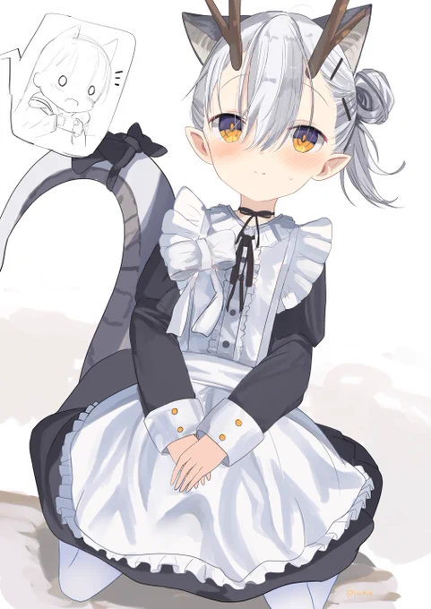 ドラゴンといえばメイドという良く分からない理屈で押し切られる龍娘ちゃん 