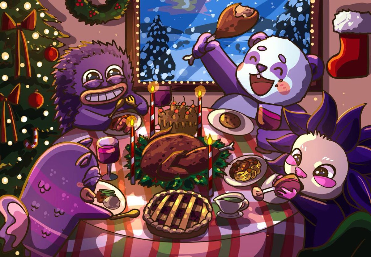 Good food, good vibes, and all the holiday feels 🎄🍗