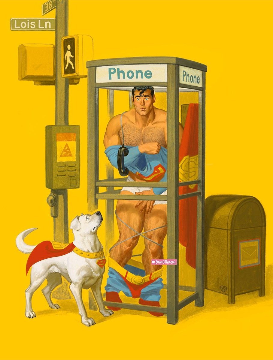 #SUPERMAN . #KRYPTO 
by David Talaski