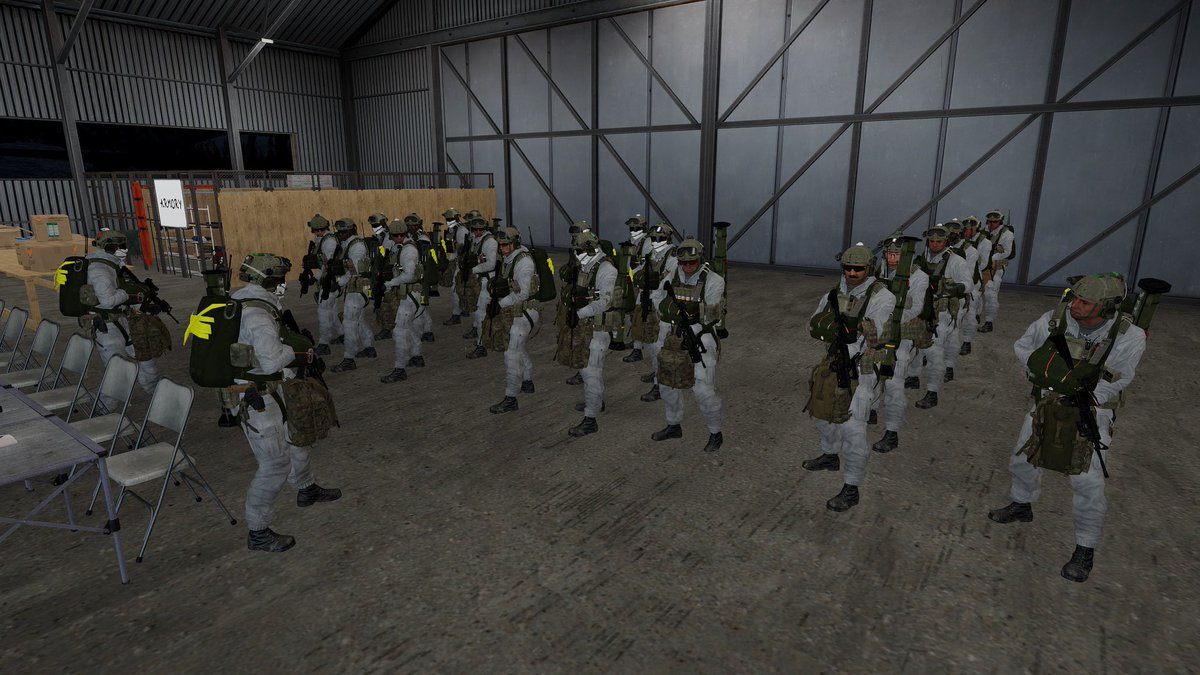 25thIDRealism's tweet photo. ⚡️RANGERS LEAD THE WAY ⚡️
This Saturday, seven Raiders joined the Arctic Angels in a tough and difficult 5 hours of Ranger School.

Completing this course is a huge milestone for the soldiers that took part in it, who are now Ranger tabbed.

#arma3 #arma3milsim @ArmaPlatform https://t.co/U4jYZplKZB