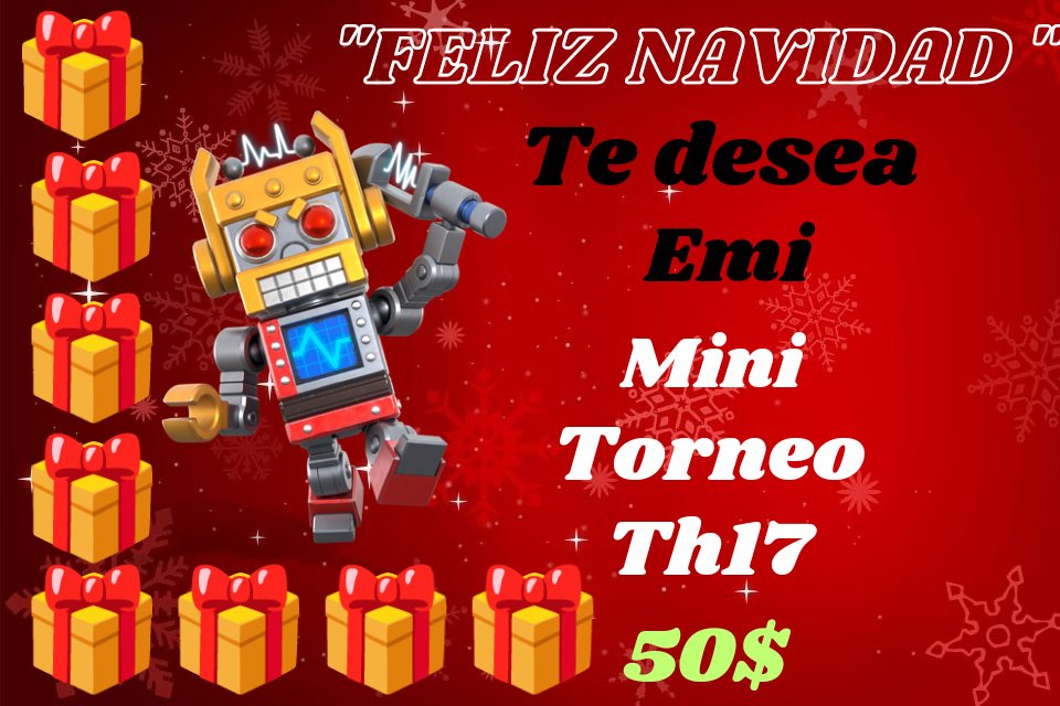 Porque la Navidad se festeja an familia y ustedes lo son ❤️.

Paso a invitarlos a festejar juntos!!!
✅Diciembre-24
✅6:00pm 🇲🇽
✅Para participar solo deben llegar al directo y solicitar entrar al clan qué mostraré en pantalla.

Felices fiestas te desea:
emigamer_sv
🎇🧨🎈🎉