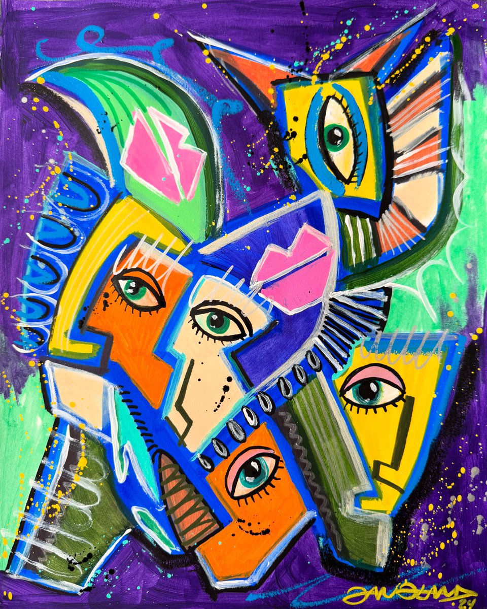 I just finished this painting in my art studio and I am proud and honored to share it with you. Thank you for following along on my artist journey; your support means more to me than you’ll ever know. ❤️

#art #artist #nftart #nftartist #artwork