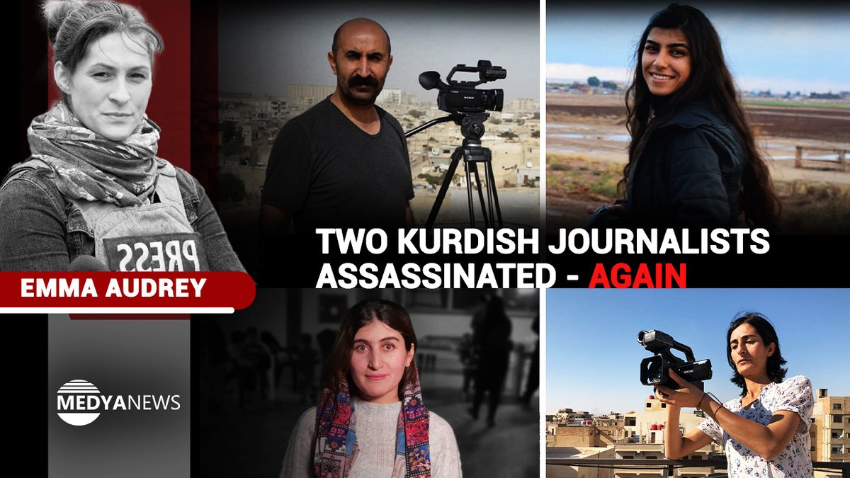 Two Kurdish journalists assassinated - again

🖊️#OPINION | History repeats itself as two more Kurdish journalists are killed by a Turkish drone in Kurdish regions outside Turkey. Emma Audrey (<a href="/emma_audrey_fr/">Emma Audrey</a>) examines the situation.

#SaveRojava | #NazımDaştan | #CîhanBilgin