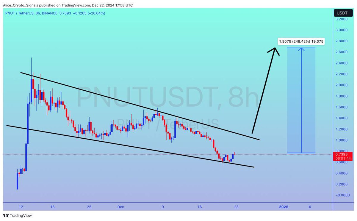 Allice_Crypto's tweet photo. $PNUT

UPDATE

#PNUT is getting ready for big move. ✅ 

Already getting a good volume 👩‍💻

Expecting 200%+ gain after breakout ✍🏻

#PNUTUSDT #PNUTBTC #BTC #Bitcoin #crypto https://t.co/PAKKLhiOPN