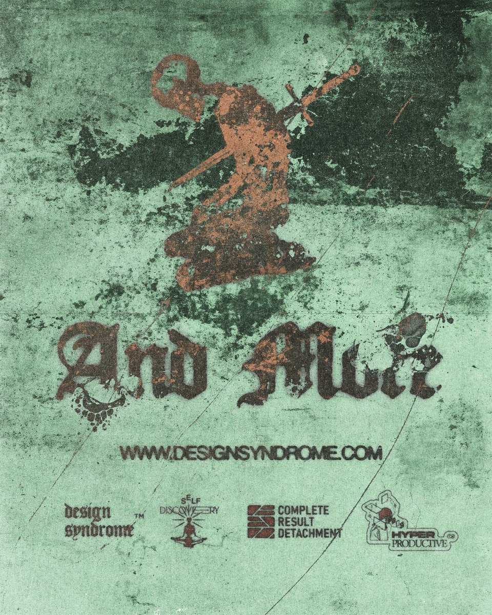 All available for free
Textures, graphics mock-ups and more. 
All tools to experiment, play and expend less time looking for the building blocks to help you make your work
All within the shinobi stash available in
designsyndrome.com 

#merchdesign #graphicdesign