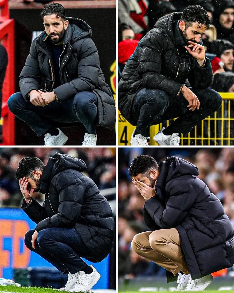 FootyHumour's tweet photo. Manchester United have broken Amorim already. https://t.co/vVPWMt25km