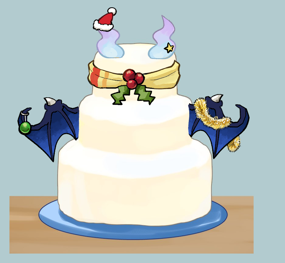 「おケーキにはこんな感じに飾れます #ふらっふぃいケーキ 」|ひつじこのイラスト