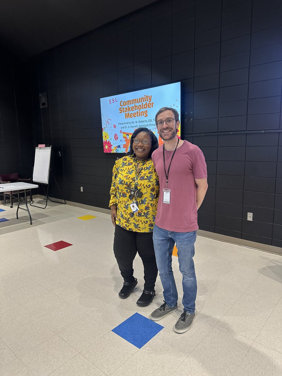 DrSHarrell's tweet photo. ESL Community Stakeholder Meeting #MCS #PAWsUp https://t.co/Eb1kSVxWW7