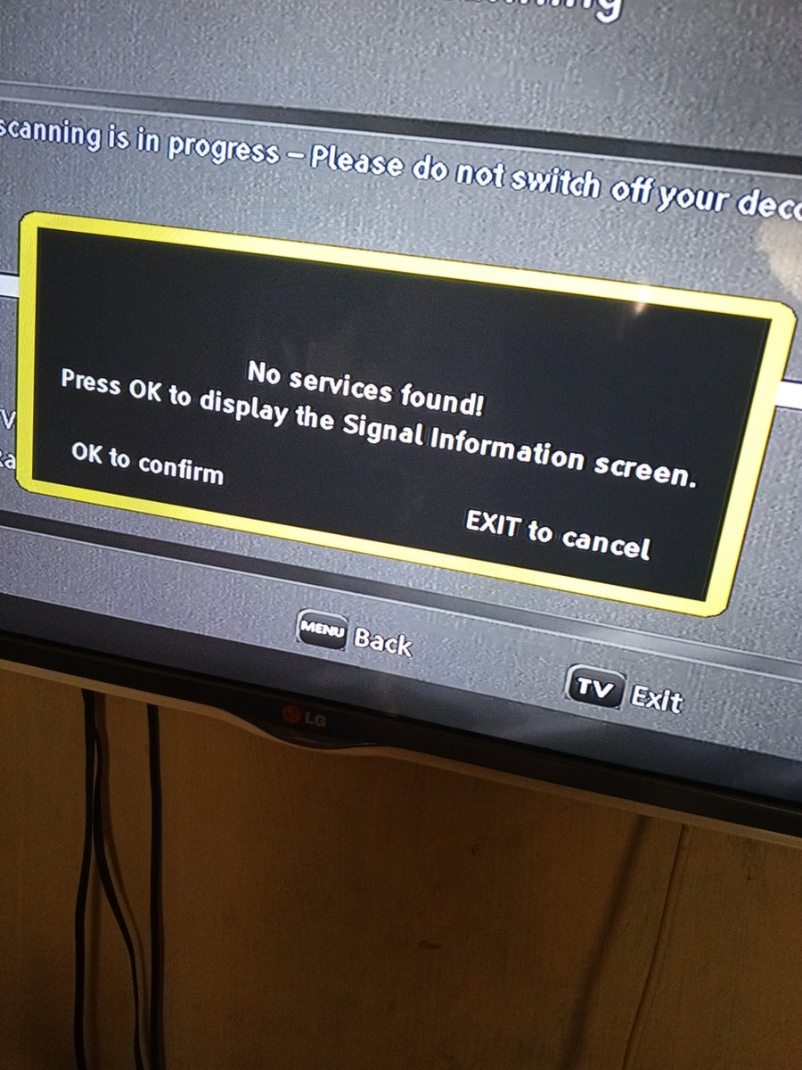 remiiyanda's tweet photo. @GOtvNg @GOtvNg 
+2348063779684
IUC 7017639025
I have been trying to reset my gotv decoder but no channel was found at all and when I checked the signal strength and quality they are both excellent.
What's the solution
Thanks in anticipation

Show quoted text https://t.co/TBgOfjIIgq