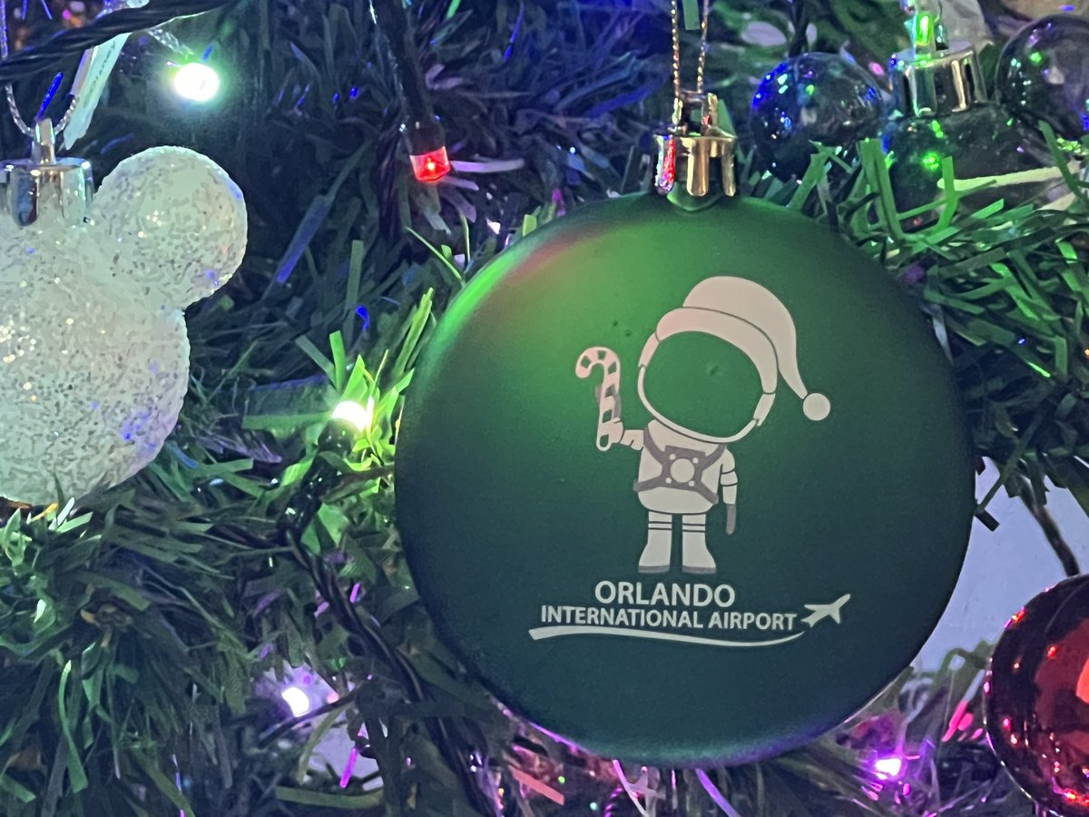 Our <a href="/MCO/">Orlando International Airport</a> airport Christmas in July bauble has made it onto our tree.
🇺🇸 to 🏴󠁧󠁢󠁳󠁣󠁴󠁿
