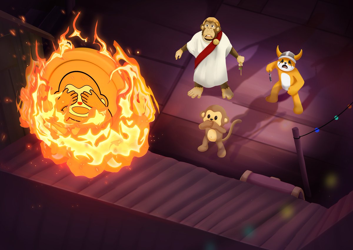 MonkyMeme's tweet image. Wise Monkey will send 1.5 trillion tokens (~$24M) to the ashes via #Floki's FlokiFi Locker Protocol removing 15% of supply forever from circulation on December 26th 🔥

Not bad for a bunch of monkeys! 🙊