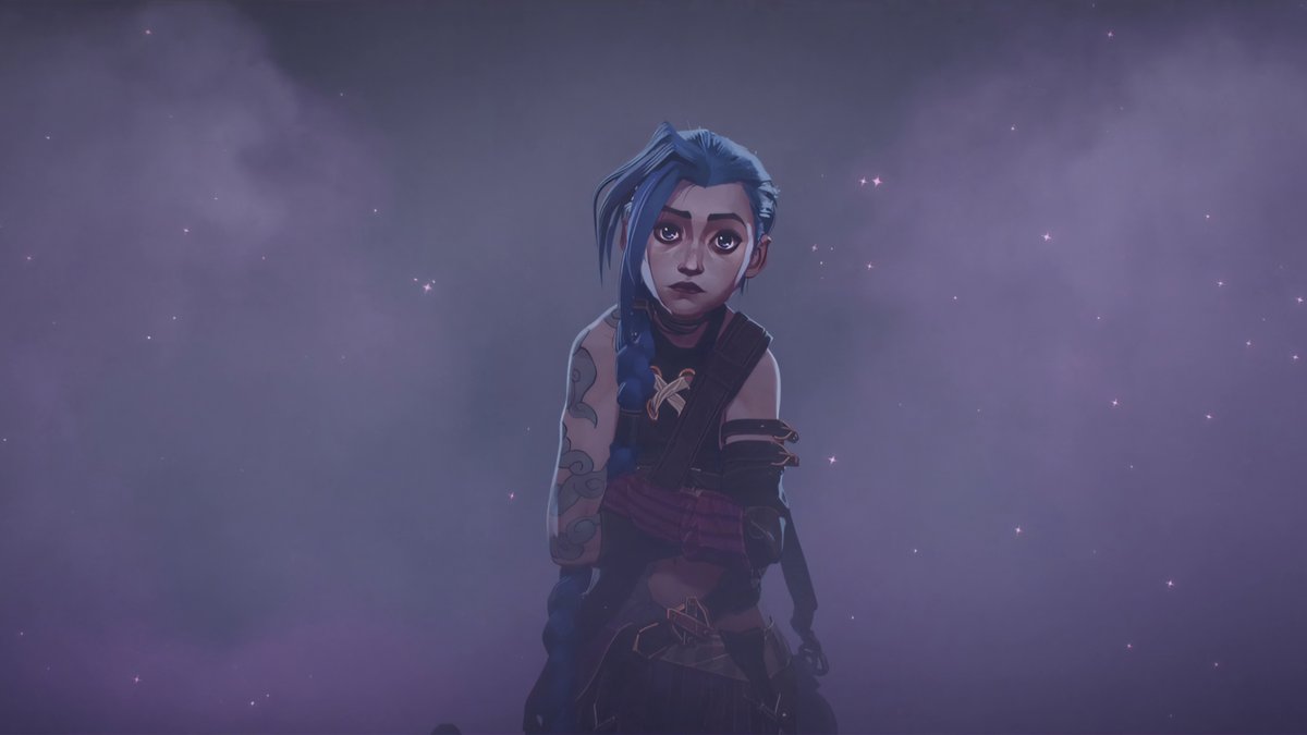 PasTPourChien's tweet photo. #Wallpaper 4K - 4  Wallpaper of Jinx for PC from Arcane #Arcane https://t.co/qWWUkhYAu6