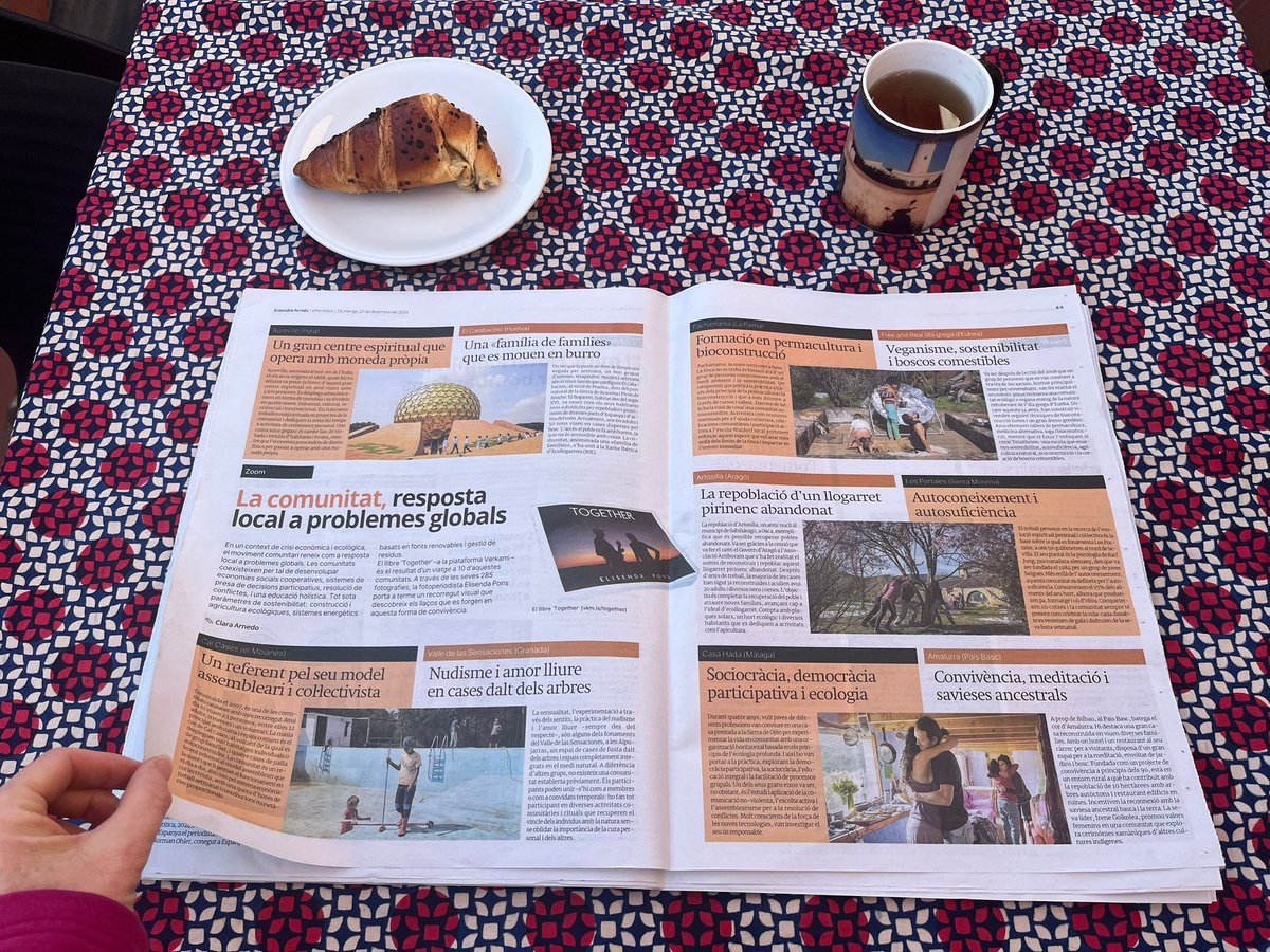 elipauns's tweet photo. Avui hem esmorzat amb l'article de El Periódico sobre 'Together'. 
Ajuda'ns i fes-te mecenes: https://t.co/7YRfRT8wJ6 https://t.co/U3mjqtGn4G
