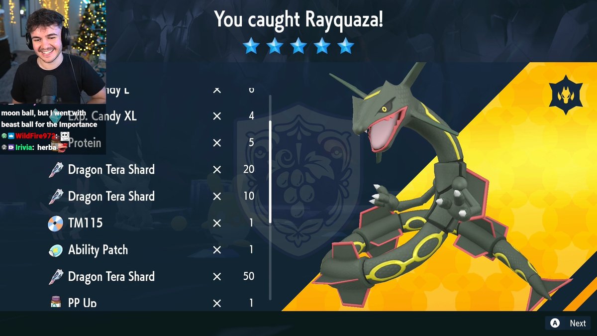 JohnstoneYT's tweet image. Challenge the new 5-Star Shiny Rayquaza raids in @Pokemon Scarlet &amp;amp; Violet, as well as the black shiny mass outbreak event until January 5th!
If @PointCrow can somehow beat it, you definitely can! #sponsored #TeraRaid
bit.ly/srtr_johnstone