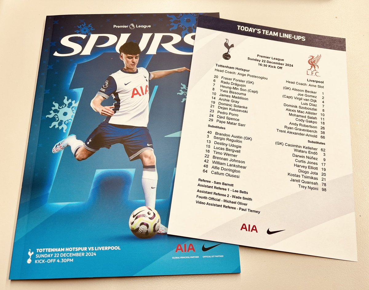 briancjeeves's tweet photo. Tottenham Hotspur versus Liverpool…
My previous two visits to N17 has gleaned fourteen goals, stacks of drama and a bucket load of anxiety for the Spurs faithful.
A clash with Premier League leaders Liverpool is unlikely to provide anything different #WHUvLFC #YellowSport ⚽️📰 https://t.co/Tq5sgKuaGH