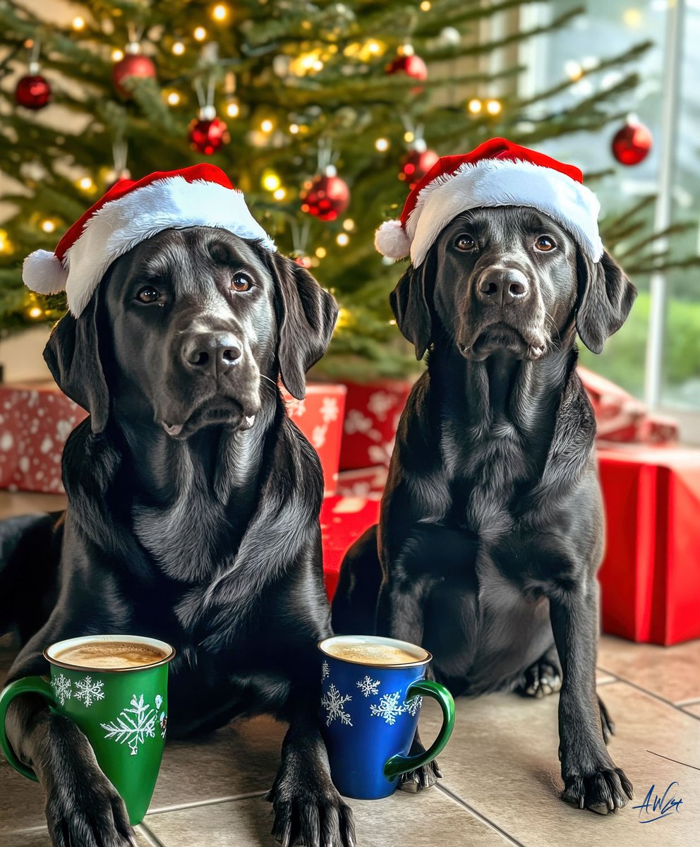 beachtv's tweet photo. Sunday pre-Christmas. Coffee steaming, dogs snoozing, & the fireplace roaring in glorious streaming 4K—because why not? Savoring the small joys. Breathe in, sip slow, let the warmth carry you.
🎄☕🔥 🐾 #Christmas2024 #CoffeeWithWalterAndWaylon #LabZillas #CoffeeWithDogs #LabLife #AiArt