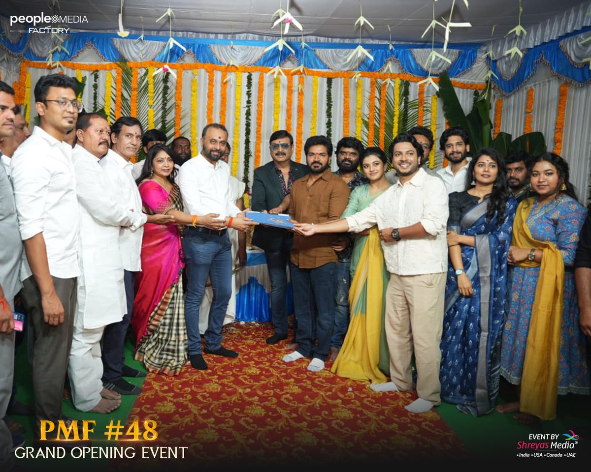 Shreyas Media (@shreyasgroup) on Twitter photo Here are a few pics from the spectacular PMF #48 Grand Opening Event Today.π€©β¨
Event By <a href="/shreyasgroup/">Shreyas Media</a> βοΈ
<a href="/vishwaprasadtg/">Vishwa Prasad</a> <a href="/peoplemediafcy/">People Media Factory</a> <a href="/ItsActorNaresh/">Naresh Vijaya Krishna</a> #Raasi <a href="/anandhiactress/">Anandhi (kayal)</a> <a href="/smayurk/">Rag Mayur (Shyam/Veeru/Lancham/Maridesh Babu)</a> #SharanyaPradeep <a href="/AnkithKoyyaLive/">Ankith Koyya</a> #VandanaPrasad #KrithiPrasad Here are a few pics from the spectacular PMF #48 Grand Opening Event Today.π€©β¨
Event By <a href="/shreyasgroup/">Shreyas Media</a> βοΈ
<a href="/vishwaprasadtg/">Vishwa Prasad</a> <a href="/peoplemediafcy/">People Media Factory</a> <a href="/ItsActorNaresh/">Naresh Vijaya Krishna</a> #Raasi <a href="/anandhiactress/">Anandhi (kayal)</a> <a href="/smayurk/">Rag Mayur (Shyam/Veeru/Lancham/Maridesh Babu)</a> #SharanyaPradeep <a href="/AnkithKoyyaLive/">Ankith Koyya</a> #VandanaPrasad #KrithiPrasad