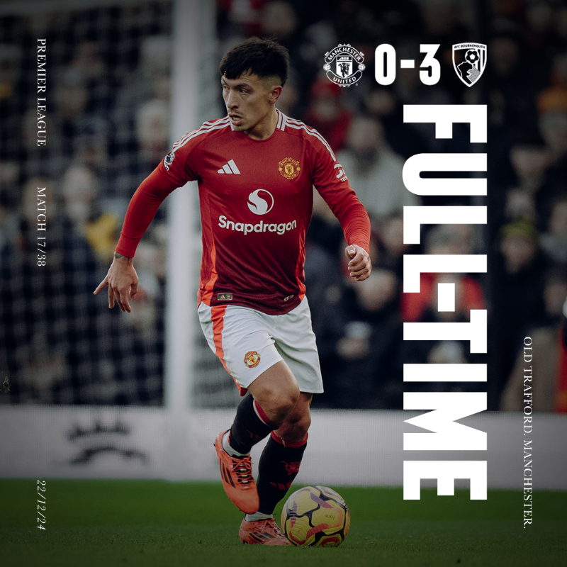 ManUtd's tweet photo. Defeat.

#MUFC || #MUNBOU
