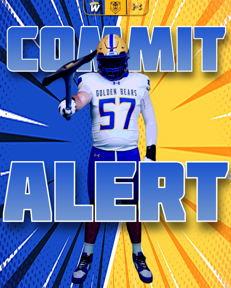 🚨We are excited to welcome a Captain and 2x All-League HAWG from the 631 and #BearIsland to the Golden Bear Football Family!                              

#GB25RS 
#AlwaysOn