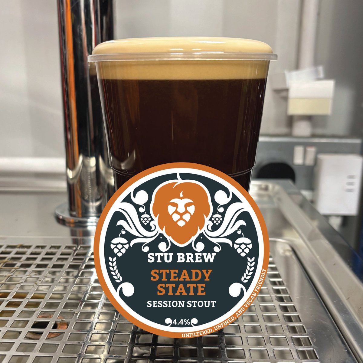 StuBrewNCL's tweet image. Based on the foundations of the award-winning Exam Room Tears, Steady State is our new session stout.
This nitrogen-infused beer is smoother, with a creamy head to bring light to the darkness.
Follow the link in our bio to sign up for our Sales Emailing List! 🔗