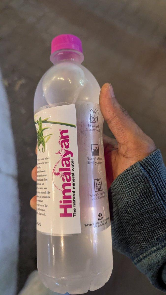 PooprikSatang's tweet photo. Paid 45 for this 15 rupee bottle on the mumbai pune expressway food plaza. How is it allowed to be sold at such exorbitant rates? 
@jaagograhakjago @JaagoGrahak https://t.co/7yTw32rBH8