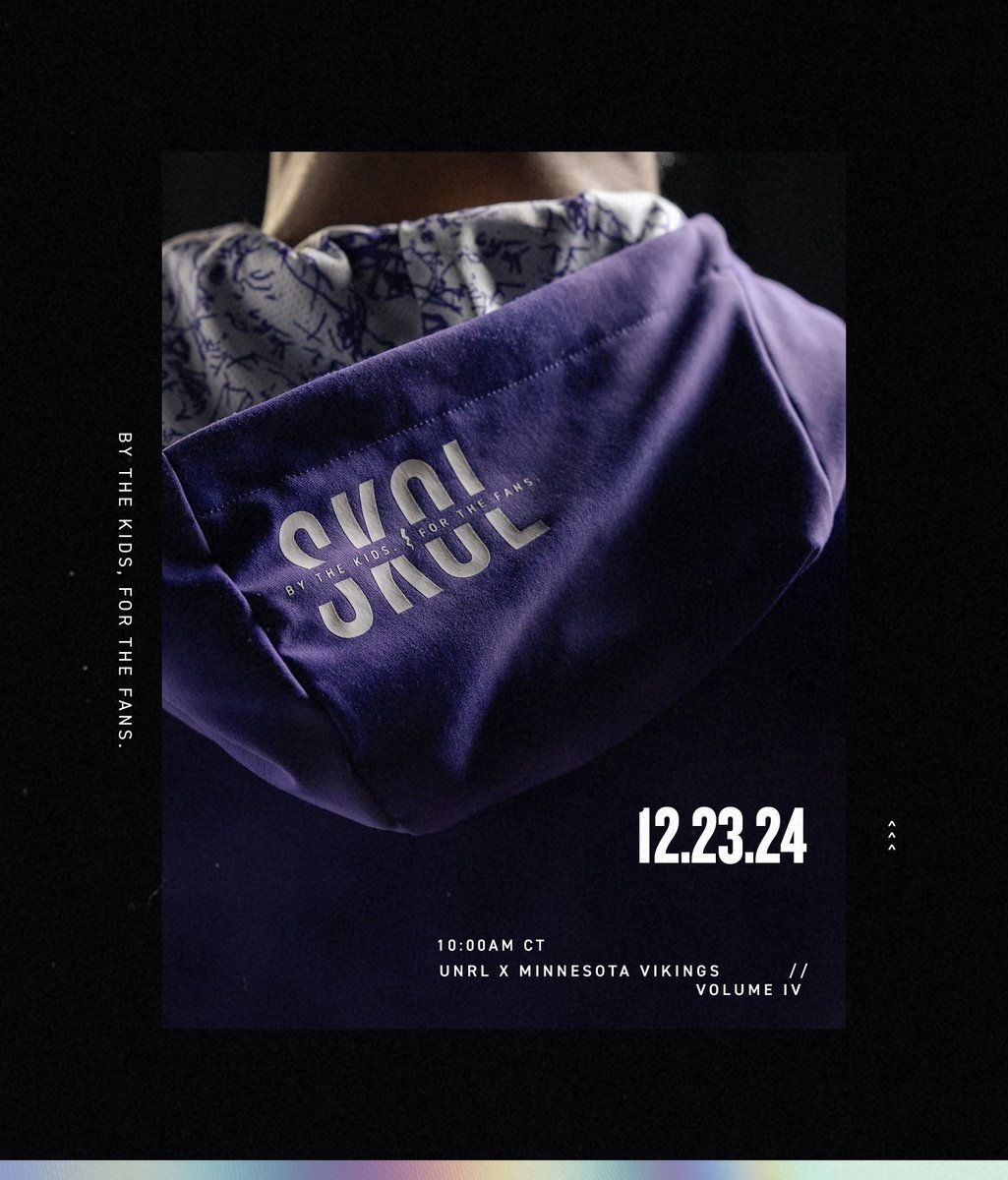 unrlco's tweet photo. Mark your calendars - Celebrate the season with a hoodie with a cause. By the kids, for the fans.

Legacy Edition | 12.23.24 https://t.co/eYwxmwjIAR