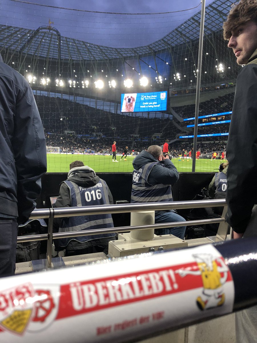 AnthonyMurray_'s tweet photo. Welcome to Tottenham Hotspur Stadium @groemuc #VfB https://t.co/ASlW1LxkEg