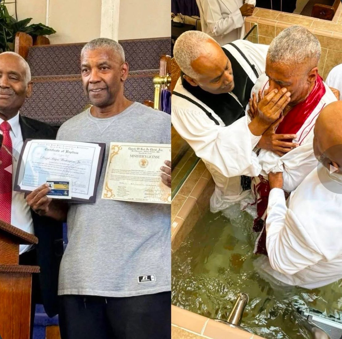 “It took a while, but I’m finally here...If [God] can do this for me, there’s nothing He can’t do for you. The sky literally is the limit.” - Denzel Washington