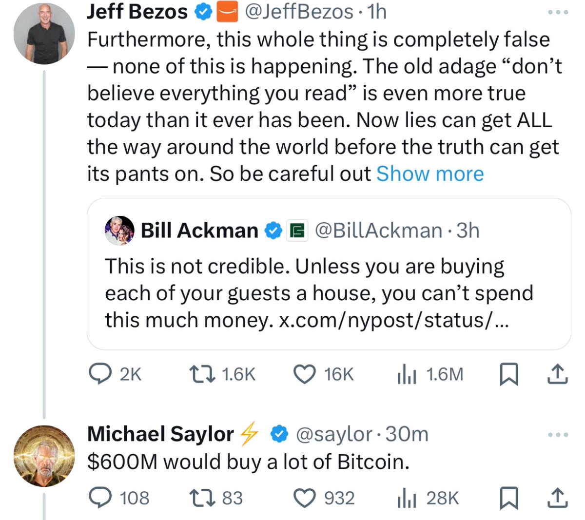 Jeff Bezos should buy $600 million of Bitcoin