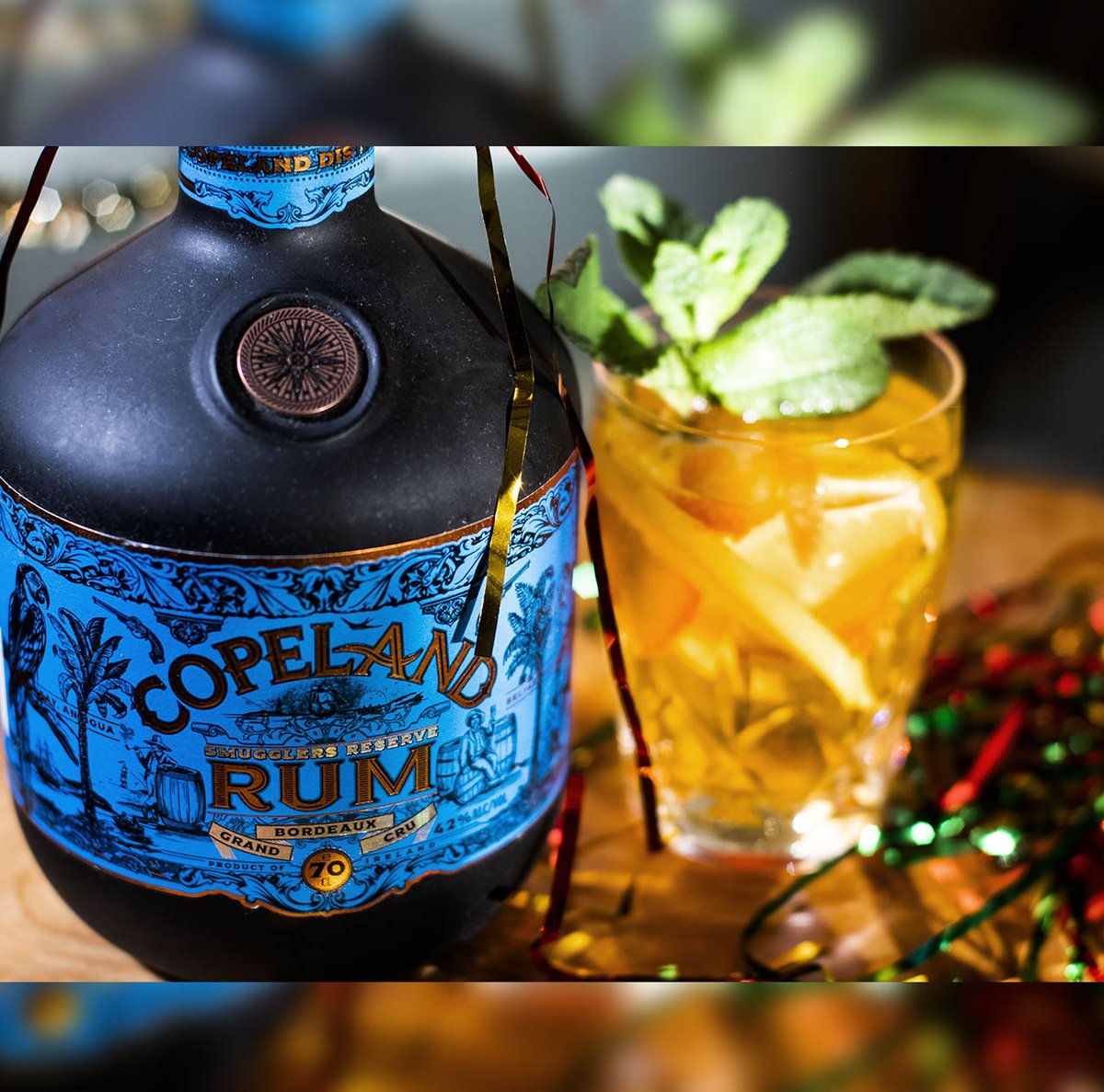 FESTIVE COCKTAIL UPGRADE!! DISCOVER GRAND CRU BORDEAUX SERIES, SMUGGLERS RESERVE! This carefully selected Barbados rum has been aged in Kentucky bourbon barrels, with our own Copeland rum aged in Quarter bourbon barrels. More on the site and part of our sitewide sale. Shop now🍹