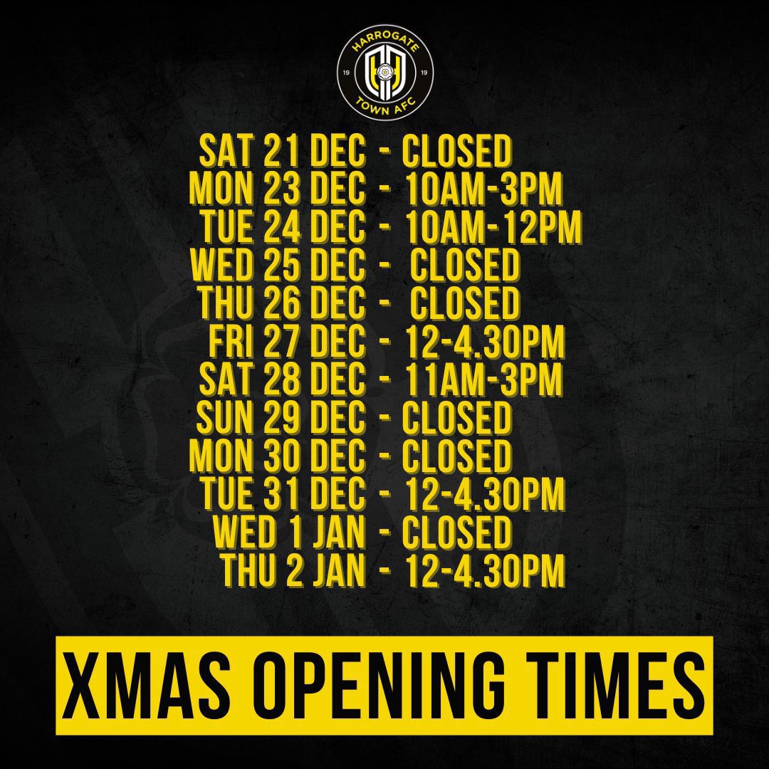 🎁 We’re open Monday and Tuesday next week for those last minute Christmas gifts 🎄