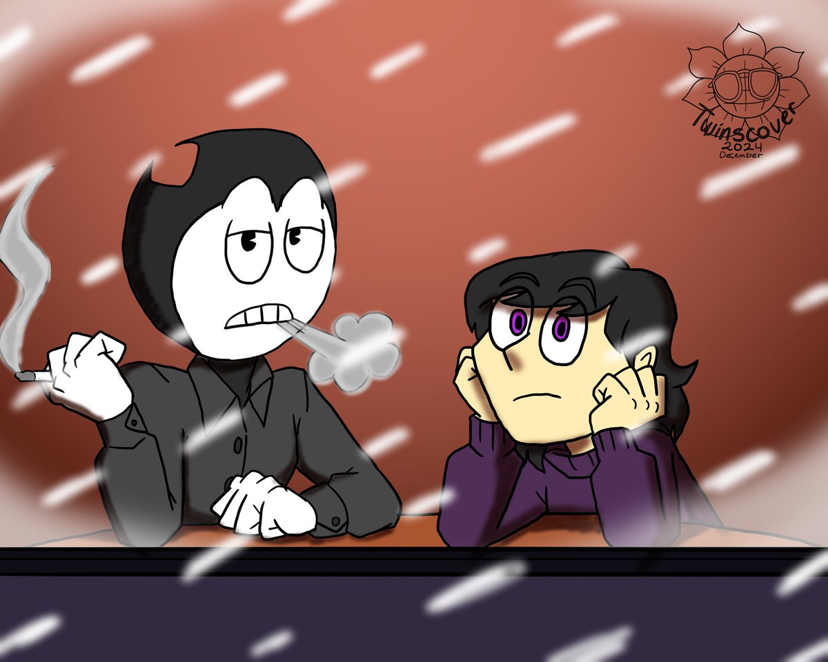 twinscover12's tweet photo. Day 22 is Winter Storm. Just Bendy and Roxas are watching winter storm.

#bendyandtheinkmachine #bendyandthedarkrevival #bendy  #batim #batimau #batimoc  #moderntoonau #fluffcember https://t.co/jXkP5Kf8ty
