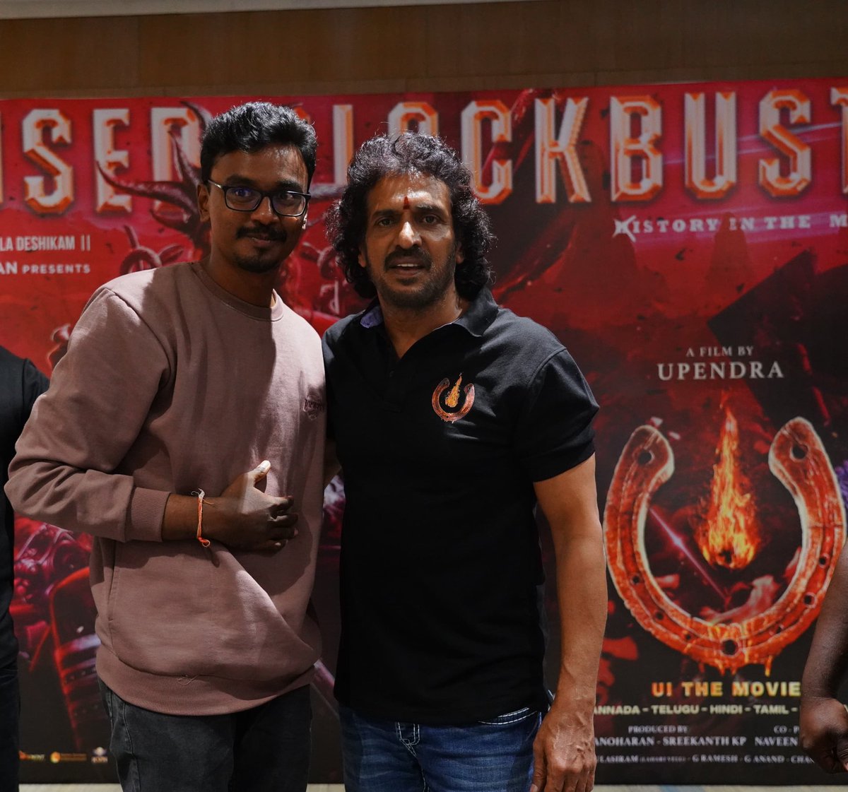 itsmeguysMK's tweet photo. Thanks for this anna @nimmaupendra 
Loved the conversation with you 
#UiTheMovie 
Sending you loads of love anna 
#BlockbusterUI https://t.co/PWWbnvrXmy